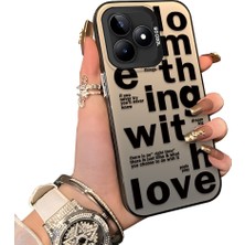 Ucuc Realme Note 50 Uyumlu Silikon Kenar Sert Arka Anti Düşme Kılıfı Moda Öğeleri