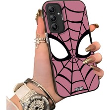 Ucuc Samsung Galaxy A34 Uyumlu Silikon Kenar Sert Arka Anti Düşme Kılıfı Spiderman