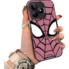 Ucuc Realme C51 Uyumlu Silikon Kenar Sert Arka Anti Düşme Kılıfı Spiderman