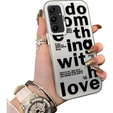 Ucuc Samsung Galaxy A25 Uyumlu Silikon Kenar Sert Arka Anti Düşme Kılıfı Moda Öğeleri