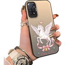 Ucuc Redmi Note 11 Pro 5g Uyumlu Sert Akrilik Arka Silikon Kenar Lens Koruma Ince Desen Kılıf