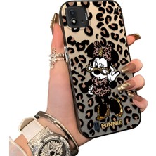 Ucuc Realme C20/C20A Uyumlu Sert Akrilik Arka Silikon Kenar Lens Koruma Mickey Mouse Kılıf