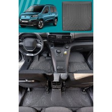 Rizline Fiat Doblo 2023 ve Sonrası 3D Havuzlu Premıum Paspas ve Bagaj Havuzu Separatörsüz