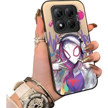 Ucuc Poco X7 5g Uyumlu Silikon Kenar Sert Arka Anti Düşme Spiderman Kılıfı