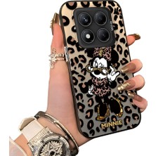 Ucuc Redmi Note 14 Pro 4g Uyumlu Sert Akrilik Arka Silikon Kenar Lens Koruma Mickey Mouse Kılıf