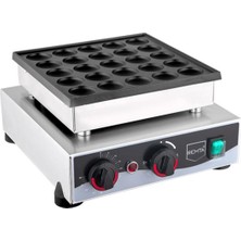 Remta Yuvarlak Bubble Waffle Makinesi-25'li ELEKTRIKLI-W26
