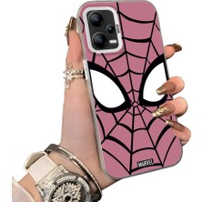 Ucuc Redmi Note 12 5g Uyumlu Silikon Kenar Sert Arka Anti Düşme Kılıfı Spiderman