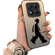 Ucuc Redmi Note 14 Pro 5g Uyumlu Silikon Kenar Sert Arka Anti Düşme Çift Kılıfı