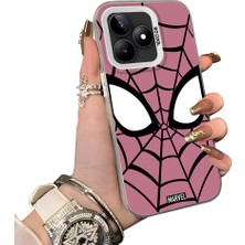 Ucuc Realme Note 50 Uyumlu Silikon Kenar Sert Arka Anti Düşme Kılıfı Spiderman