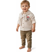 Butik Erkek Bebek - Çocuk %100 Pamuklu 3'lü Alt -  Üst Takım Özel Koleksiyon