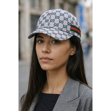 Verahed Unisex Ayarlanabilir Desen ve Motifli Siyah G Şapka Spor Şapka