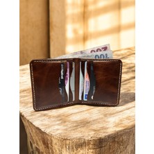 Parla Leather Elegand El Yapımı Hakiki Deri Cüzdan Kartlık  Minimal Erkek