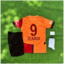 G'âlatâsarây 2024/25 Iç Saha Parçalı Mâuro-Ìcârdî Çocuk Forması 4'lü Set