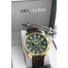 Daniel Klein Deri Kordon Iç Kadran Fonksiyonları Aktif 3 Atm Suya Dayanıklı Erkek Kol Saati E14239-4