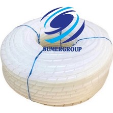 SUMERGROUP Kablo Toplama Spirali 12 mm Beyaz 100 m