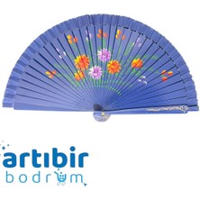 PremiumPort El Işçiliği Ahşap Yelkenli Dekoratif Yelpaze, Şık ve Doğal Tasarım