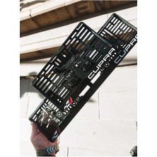 Pi Dekorasyon Plakalık Lazer Kesim Pleksi (1 Kare 1 Uzun Araç) Cupra Özel Kişiye Özel Plakalık|isime Özel Plakalık