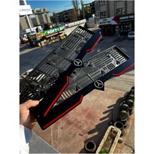 Pi Dekorasyon Mercedes Benz Uyumlu Logolu Pleksi Plakalık 2 Adet(1 Takım)