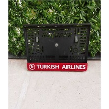 Pi Dekorasyon Motor Plakalık Turkısh Aırlınes Kırmızı Takmatik Lazer Kesim Pleksi ( 1 Adet )