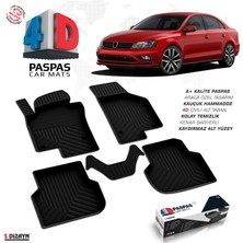 Modifiyecim  Vw Jetta 4d Havuzlu Paspas 2011-2019 A+Kalite 4DS-82571