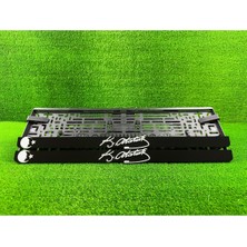 Pi Dekorasyon K.atatürk Imzalı 3D Kabrtmalı Pleksi Araba Plakalığı 1 Takım