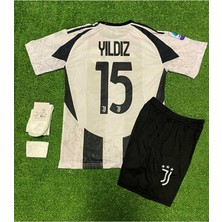 Juventuss 2024/25 Yeni Sezon Kenan Yıldız Iç Saha Çocuk Forması 4'lü Set (15)