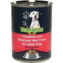 Üreticiniz Econature Sığır Etli Yetişkin Köpek Konservesi 1 Adet 400 gr 481348