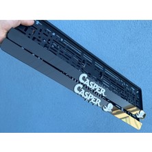 Pi Dekorasyon Casper 3D Kabrtmalı Pleksi Araba Plakalığı 1 Takım