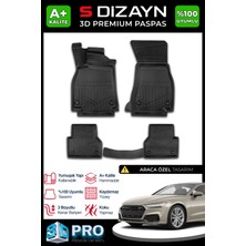 Modifiyecim  Audi A7 3D Pro Havuzlu Paspas 2018 Üzeri A+ Kalite 3DS-SDZ146