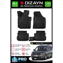 Modifiyecim  Vw Caddy 3D Pro Havuzlu Paspas 2010-2015 A+ Kalite 3DS-SDZ155
