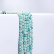 Bütüncül Şifa Amazonit Doğal Taş Dizi 6mm