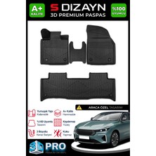 Modifiyecim  Togg T10F 3D Pro Havuzlu Paspas 2025 Üzeri A+ Kalite 3DS-SDZ328