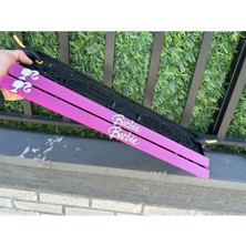 Pi Dekorasyon Pembe 3D Kabrtmalı Pleksi Araba Plakalığı 1 Takım