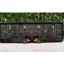 Pi Dekorasyon Plakalık Kedi Göz ve Bıyık Model Takmatik Pleksi Lazer Kesim Piyano Black 2 Adet