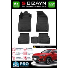 Modifiyecim  Mg Hs Benzinli 3D Pro Havuzlu Paspas 2018-2024 A+ Kalite 3DS-SDZ113