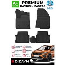 Modifiyecim  Dacia Jogger 3D Pro Havuzlu Paspas 2022 Üzeri A+ Kalite 3DS-SDZ188
