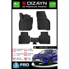S-Dizayn VW Tayron 3D Pro Havuzlu Paspas 2025 Üzeri A+ Kalite