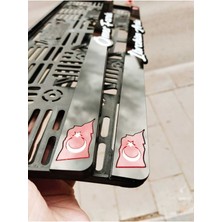 Pi Dekorasyon Plakalık Isimli Bayraklı Lazer Kesim Kişiye Özel Pleksi ( 2 Adet )