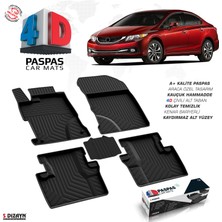 Modifiyecim  Honda Civic Sd 4d Havuzlu Paspas 2012-2016 A+Kalite 4DS-85082