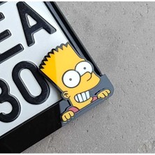 Pi Dekorasyon Simpson Motor Plakalık | Motorsiklet Plakalık | Lazer Kesim Plakalık | Simpsons