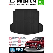 Modifiyecim  Renault Megane 4 Sedan 3D Pro Bagaj Havuzu Çift Kulaklı 2016 Üzeri A+ Kalite 3BH-SDZ025-CF