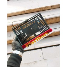 Pi Dekorasyon Motorsiklet Plakalık Lazer Kesim Pleksi | Motor Plakalık