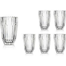 Mikasa Moor Kristal Kesimli 6lı Cam Meşrubat Bardağı 240ML P376.100541