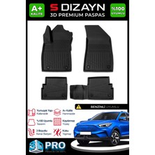 S-Dizayn MG ZS Benzinli 3D Pro Havuzlu Paspas 2021 Üzeri A+ Kalite