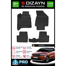 Modifiyecim  Opel Frontera Benzinli 3D Pro Havuzlu Paspas 2025 Üzeri A+ Kalite 3DS-SDZ304