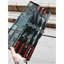 Pi Dekorasyon Plakalık Lazer Kesim Pleksi (2 Adet) Peugeot Mat Plakalık Kişiye Özel Plakalık|isime Özel Plakalık