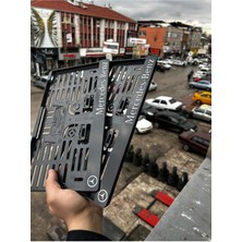 Pi Dekorasyon Mercedes Benz Kare Otomobil Pleksi Plakalık