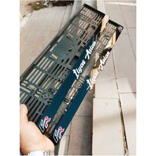 Pi Dekorasyon Plakalık Lazer Kesim Pleksi ( 2 Adet ) Fr Logolu | Isimli Plakalık | Kişiye Özel Plakalık