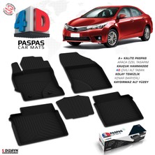 Modifiyecim  Toyota Corolla 4d Havuzlu Paspas 2013-2018 A+Kalite 4DS-84851