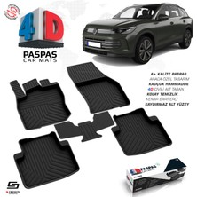 Modifiyecim  Vw Tiguan 3 4d Havuzlu Paspas 2024 Üzeri A+ Kalite 4DS-20088